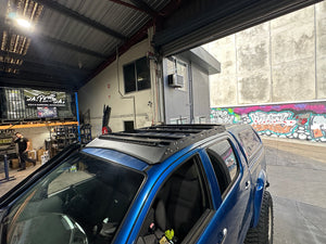 Totoyta Hilux (2005-2015) KUN N70 Dual Cab Slim Line Roof Rack - Meredith Metal Works