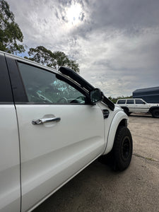 Ford Ranger (2012-2022) PX MK1/MK2/MK3 Wildtrak RANGER (2011-Current) 4" Stainless Steel Snorkel Kit - Short Entry Low cut End Cap