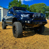 Ford Ranger (2011-2015) PX1 XL/XLT/Wildtrak/High Rider 4" Stainless Steel TWIN Snorkels Meredith Metal Works