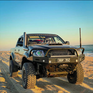 Toyota Hilux (2005-2015) N70 Petrol 4" Stainless Steel Snorkel Meredith Metal Works