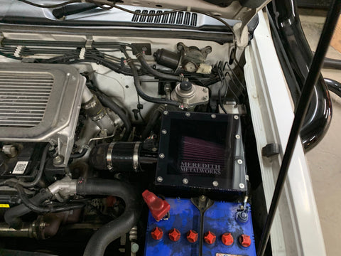 Nissan Navara (2014-2019) NP300 D23 Series 1, 2, 3 4" Aluminium Airbox Meredith Metal Works