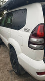 Toyota Prado 120 Series Emu Wing Window Vehicle Access - FLAT ALUMINIUM