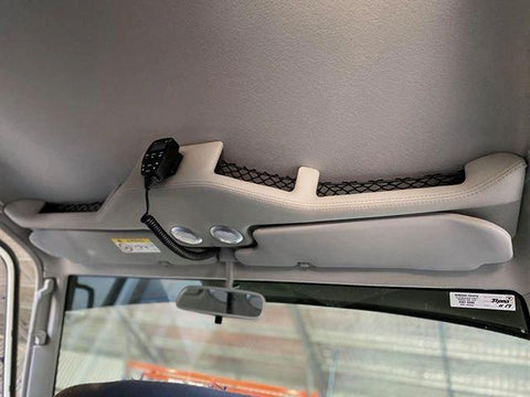 Toyota Landcruiser (2022-2025) AFTER 09/22 78 Series Bulge Shape Centre Roof Console Full Storage (4 Pockets) - Cruiser Consoles