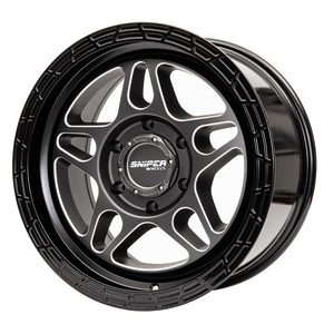 SNIPER MILLRAD 17" 4x4 Wheels - Extra+ HD Rating (1600KG) - Set of 4