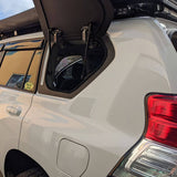 Toyota Prado 150 Series Emu Wing Window Vehicle Access - FLAT ALUMINIUM
