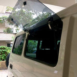 Toyota Landcruiser 75 & 78 series - Emu Wing (REAR/SIDE) Window Vehicle Access - Aluminium